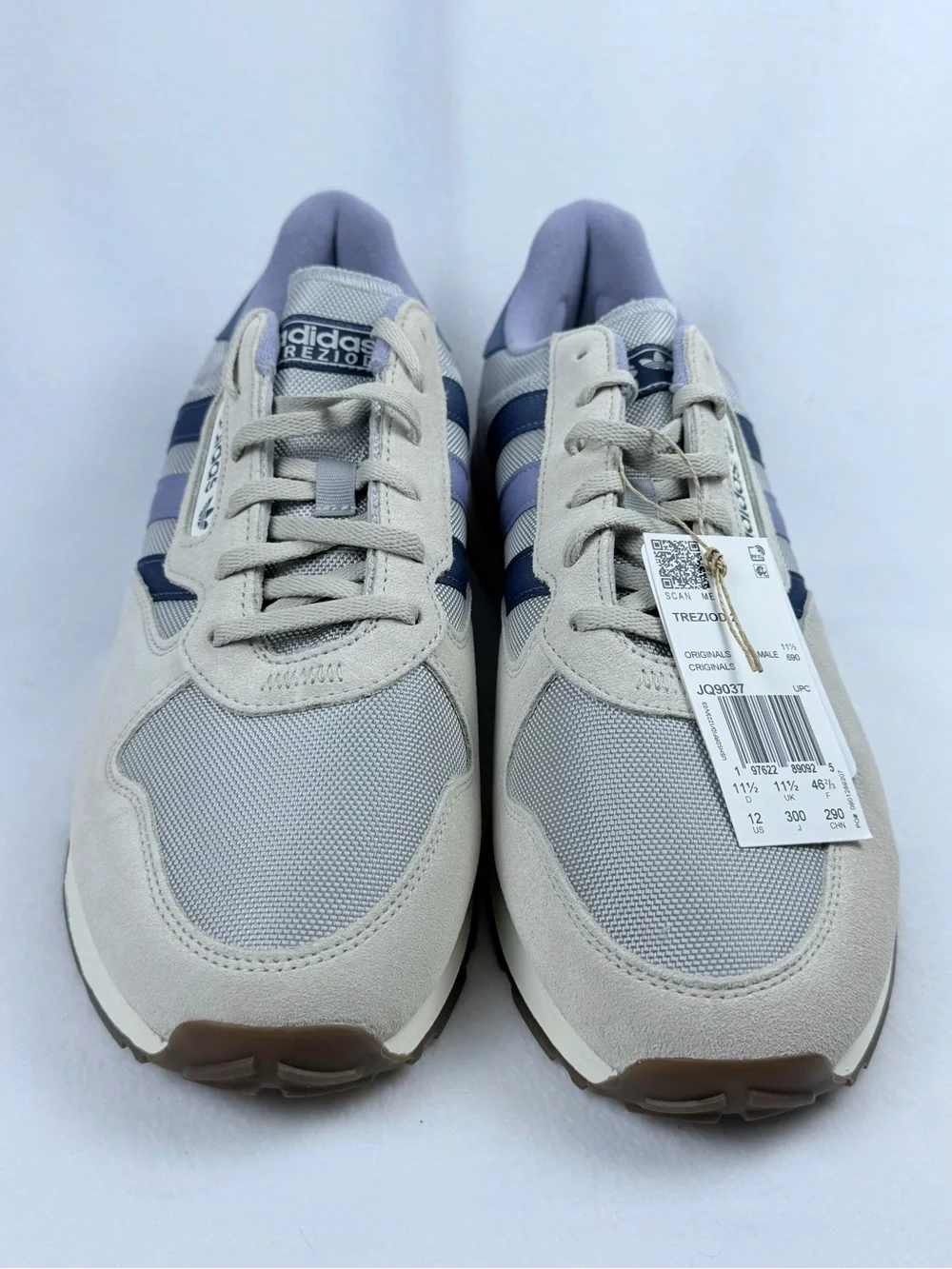 Adidas Treziod 2 Silver Metallic Purple Wonder Lunar Shoes Men's Size 12 NWT